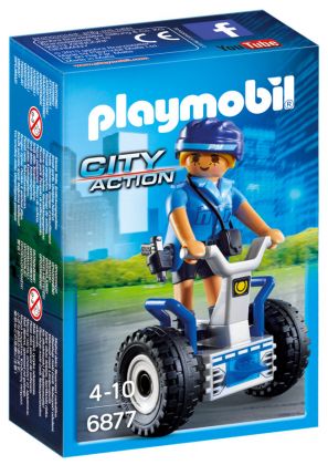 PLAYMOBIL City Action 6877 Policière avec gyropode