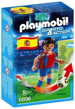 PLAYMOBIL Sports & Action 6896 Joueur de foot Espagnol