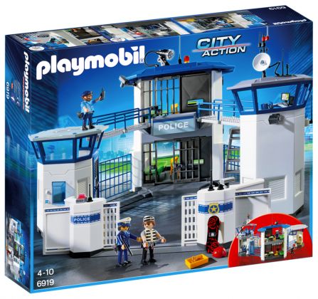 PLAYMOBIL City Action 6919 Commissariat de police avec prison