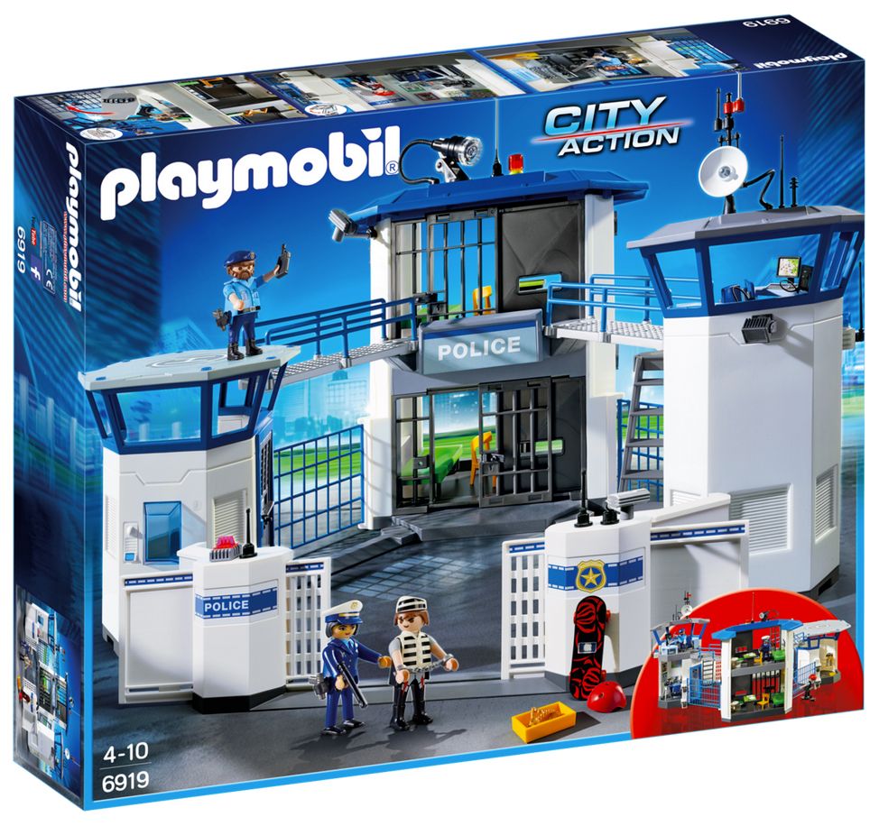 Commissariat de police avec système d`alarme - Playmobil Policier 5182