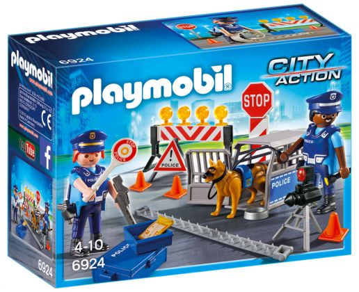 PLAYMOBIL City Action 6924 Barrage de police