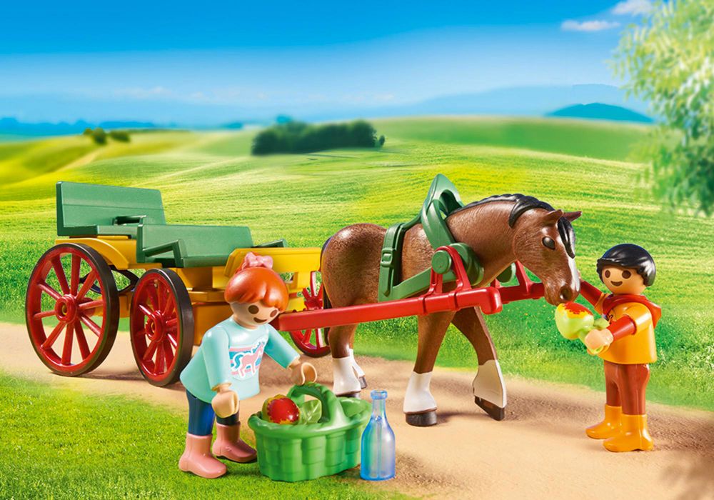 Soldes Playmobil Calèche avec attelage (6932) 2024 au meilleur prix sur