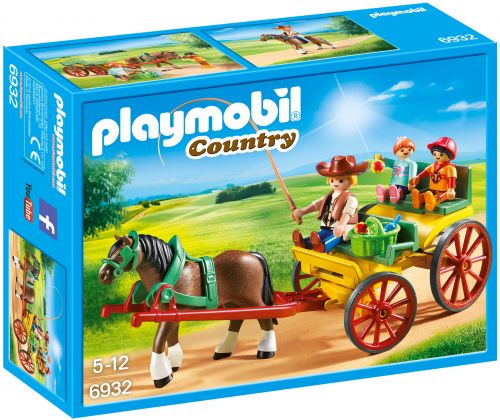 PLAYMOBIL Country 6932 Calèche avec attelage