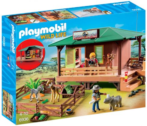 PLAYMOBIL Wild Life 6936 Centre de soins pour animaux de la savane