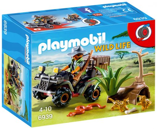 PLAYMOBIL Wild Life 6939 Braconnier avec quad