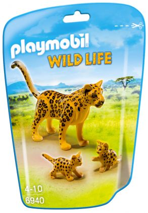 PLAYMOBIL Wild Life 6940 Léopard avec bébés