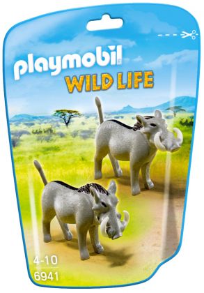 PLAYMOBIL Wild Life 6941 Phacochères