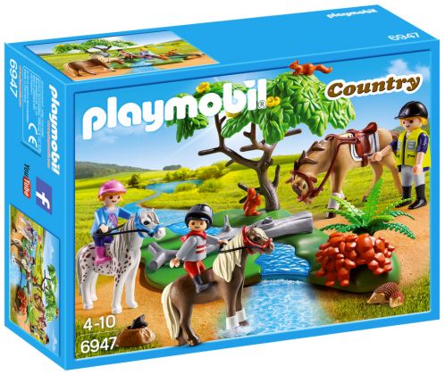 PLAYMOBIL Country 6947 Cavaliers avec poneys et cheval