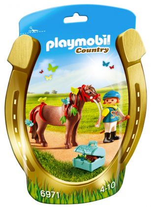 PLAYMOBIL Country 6971 Poney à décorer Papillon