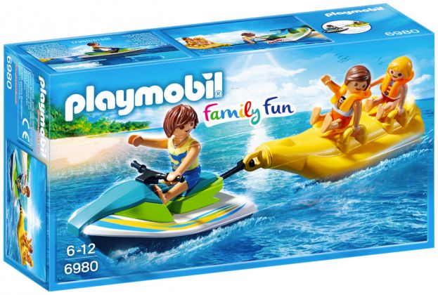 PLAYMOBIL Family Fun 6980 Vacanciers avec jet-ski et banane