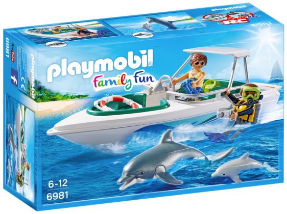 PLAYMOBIL Family Fun 6981 Bateau de plongée