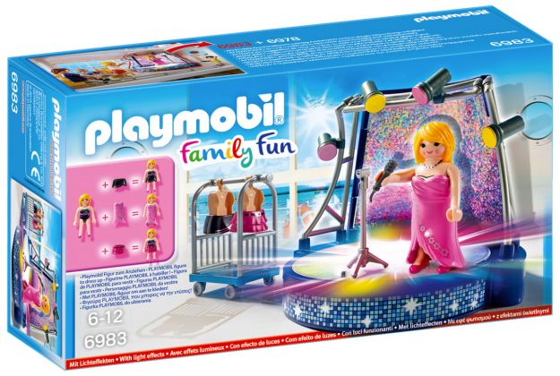 PLAYMOBIL Family Fun 6983 Scène avec artiste