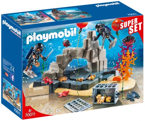 PLAYMOBIL City Action 70011 SuperSet Unité de plongée sous-marine