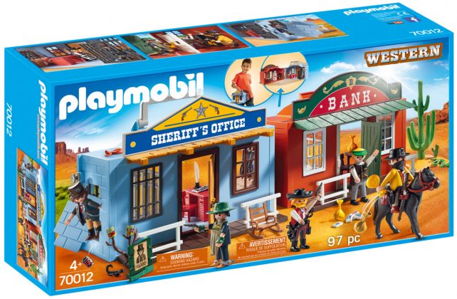 PLAYMOBIL Western 70012 Coffret de Far-West transportable