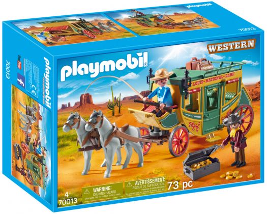 PLAYMOBIL Western 70013 Diligence du Far-West