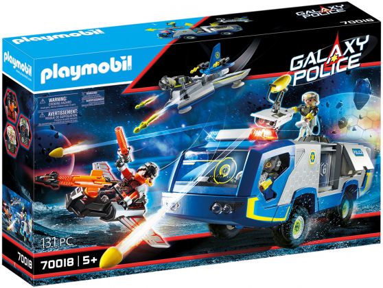 PLAYMOBIL Galaxy Police 70018 Véhicule des policiers de l'espace