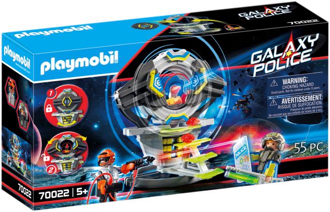 PLAYMOBIL Galaxy Police 70022 Coffre-fort spatial avec code