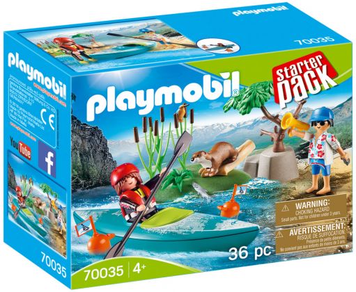 PLAYMOBIL Action 70035 Starter Pack Sportifs et kayak