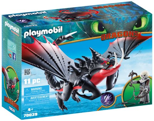 PLAYMOBIL Dragons (DreamWorks) 70039 Agrippemort et Grimmel