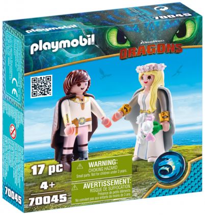 PLAYMOBIL Dragons (DreamWorks) 70045 Astrid et Harold