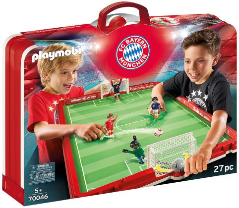 PLAYMOBIL Sports & Action 70046 Terrain de football transportable FC Bayern Munich