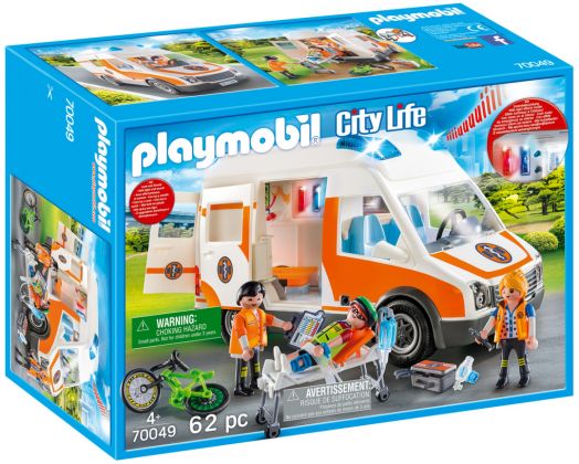 PLAYMOBIL City Life 70049 Ambulance et secouristes