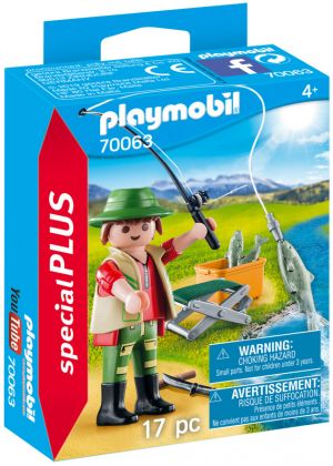 PLAYMOBIL Special Plus 70063 Pêcheur à la ligne