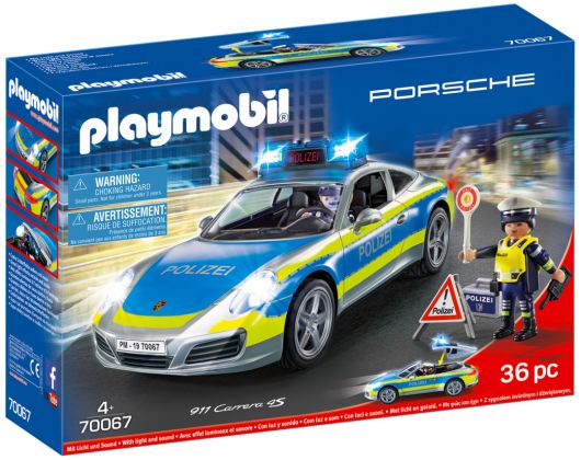 PLAYMOBIL Sports & Action 70067 Porsche 911 Carrera 4S Police