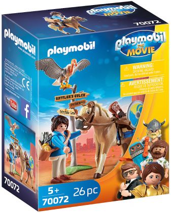 PLAYMOBIL Le Film 70072 Marla avec cheval