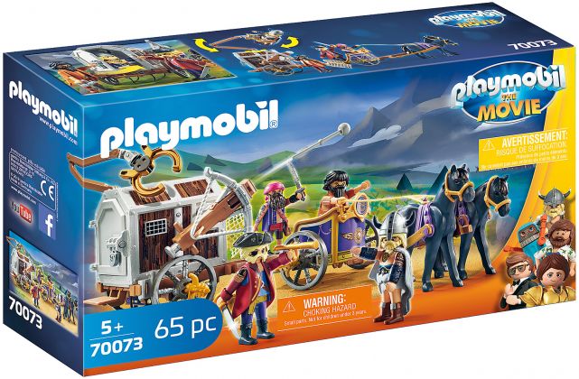 PLAYMOBIL Le Film 70073 Charlie avec convoi de prison