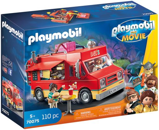 PLAYMOBIL Le Film 70075 Food Truck de Del