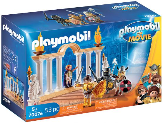 PLAYMOBIL Le Film 70076 Empereur Maximus et Colisée