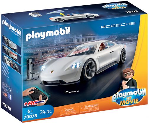 PLAYMOBIL Le Film 70078 Rex Dasher et Porsche Mission E