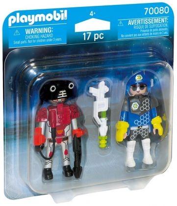 PLAYMOBIL Space 70080 Policier de l'Espace et Robot