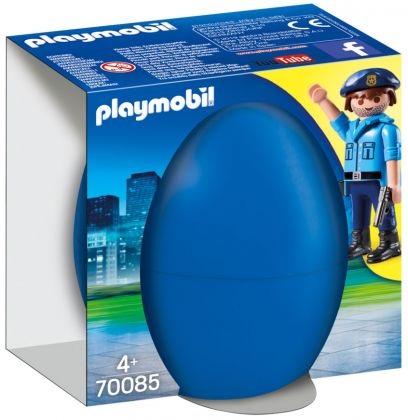 PLAYMOBIL Oeufs de Pâques 70085 Policier avec chien