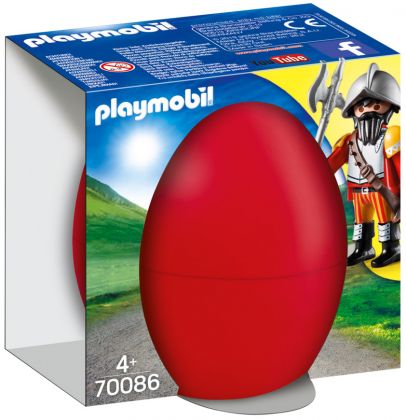 PLAYMOBIL Oeufs de Pâques 70086 Chevalier avec canon