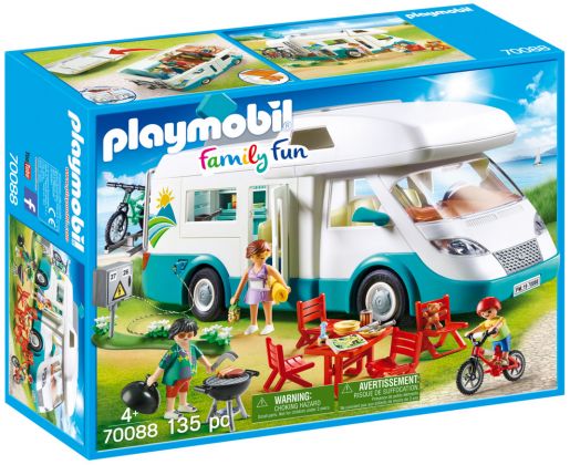 PLAYMOBIL Family Fun 70088 Caravane et vacanciers