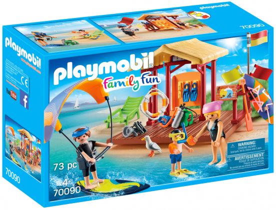 PLAYMOBIL Family Fun 70090 Espace de sports nautiques