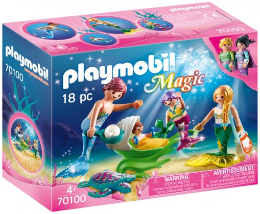 PLAYMOBIL Magic 70100 Famille de sirènes