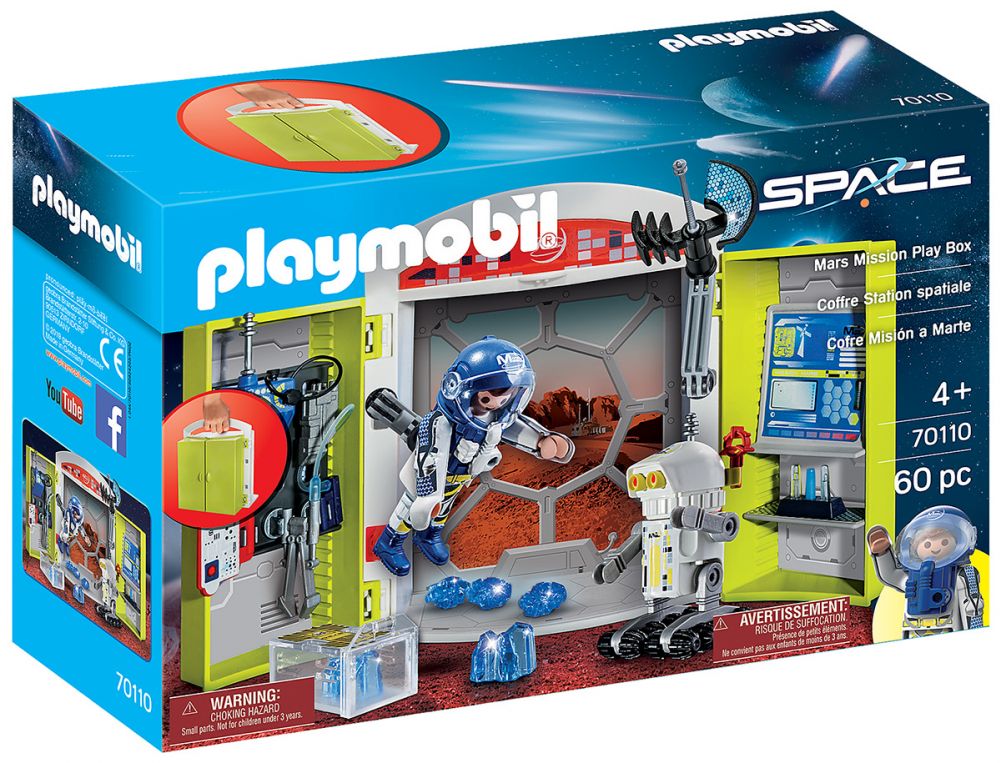 Playmobil Space 70110 pas cher, Play Box Laboratoire de l'espace