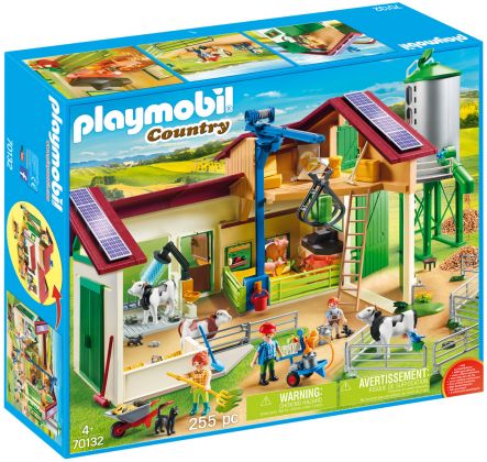 PLAYMOBIL Country 70132 Grande ferme avec silo et animaux
