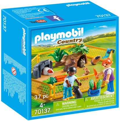 PLAYMOBIL Country 70137 Enfants avec petits animaux
