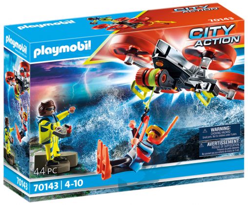 PLAYMOBIL City Action 70143 Secouriste et drone