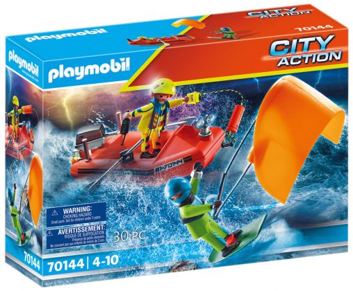 PLAYMOBIL City Action 70144 Secouriste et kitesurfer
