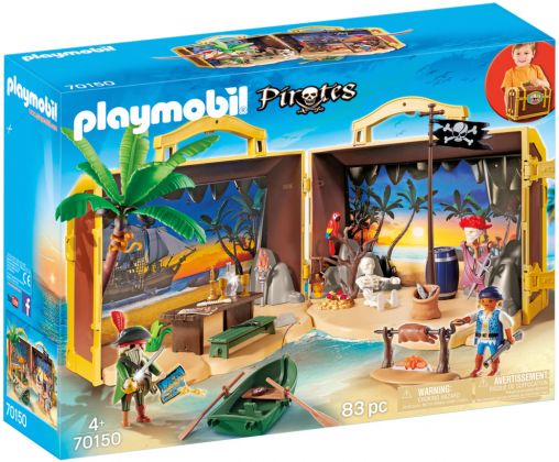 PLAYMOBIL Pirates 70150 Coffre des pirates transportable
