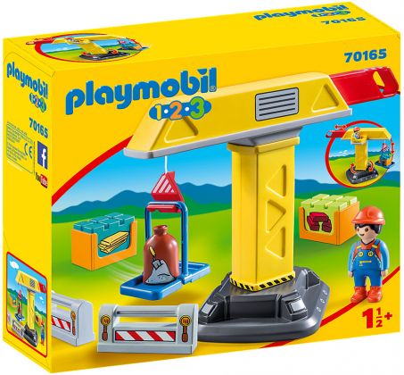 PLAYMOBIL 123 70165 Grue de chantier