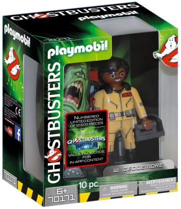 PLAYMOBIL Ghostbusters 70171 Ghostbusters Edition Collector W. Zeddemore