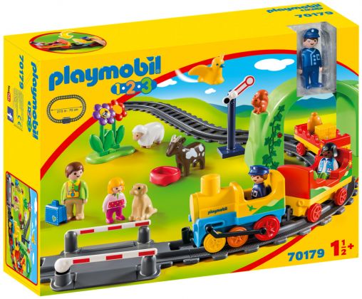 PLAYMOBIL 123 70179 Train avec passagers et circuit