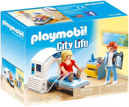 PLAYMOBIL City Life 70196 Salle de radiologie