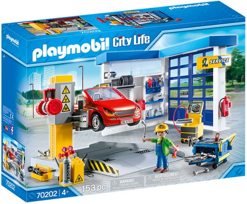 PLAYMOBIL City Life 70202 Garage automobile